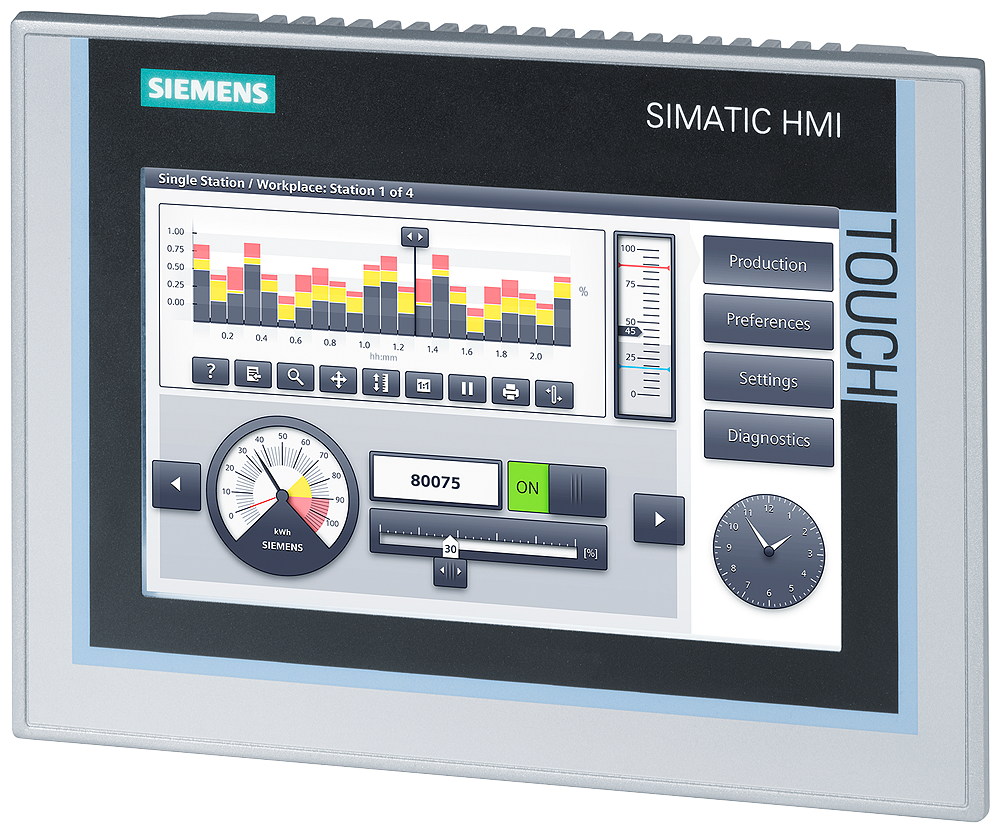 6AV2124-0GC01-0AX0 SIMATIC HMI TP700 COMFORT PANEL