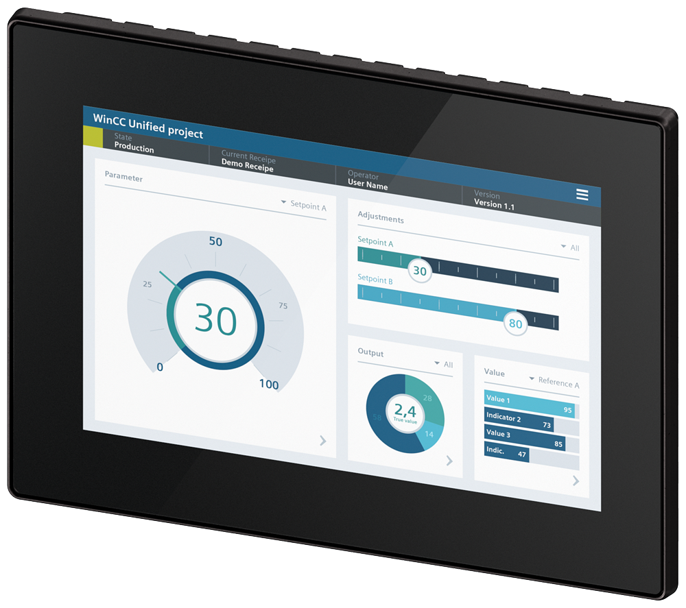 6AV2128-3KB36-0AX1 SIMATIC HMI MTP1000 Unified Comfort