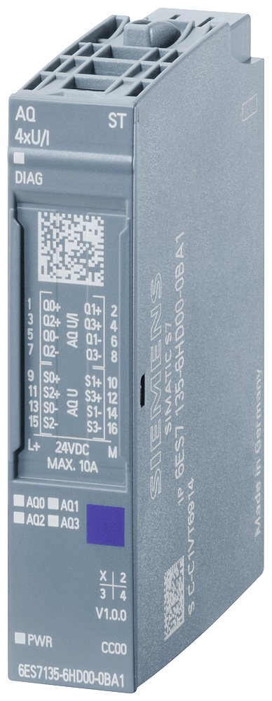 6ES7135-6HD00-0BA1 ET 200SP, AQ 4xU/I ST