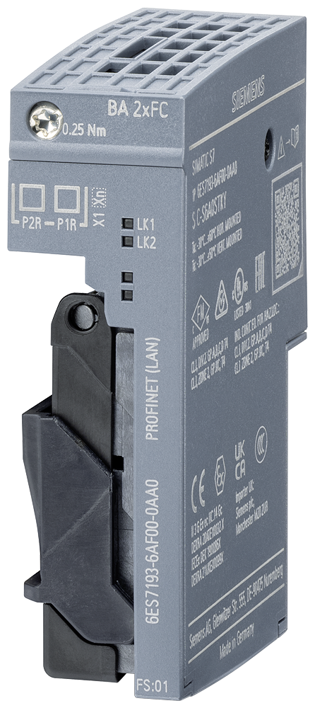 6ES7193-6AF00-0AA0 ET 200SP, Busadapter BA 2XFC