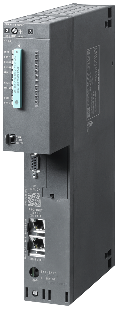 6ES7414-3EM07-0AB0 CPU414-3 PN/DP, 4 MB, 3 SCHNITTSTELLEN