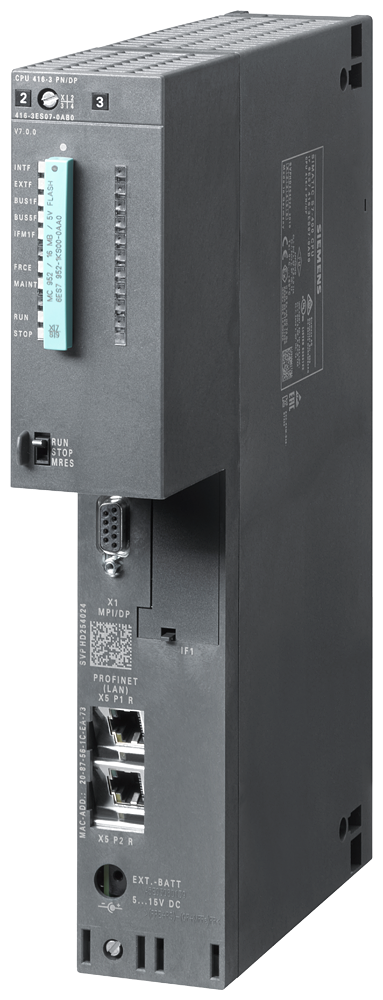 6ES7416-3ES07-0AB0 CPU416-3 PN/DP, 16 MB, 3 SCHNITTSTELLEN