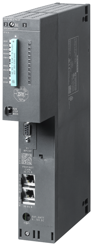 6ES7416-3FS07-0AB0 CPU416F-3 PN/DP, 16 MB, 3 SCHNITTSTELLEN