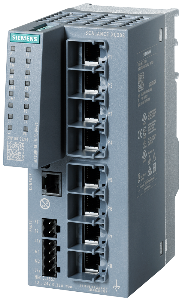 6GK5208-0BA00-2AC2 SCALANCE XC208