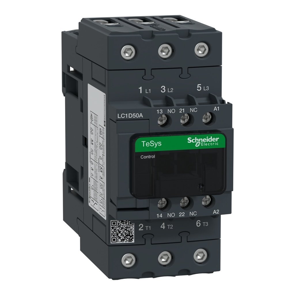 Leistungsschütz LC1D 3p, +1S+1Ö, 22 kW, 50 A, 400 V AC3, Spule 230 V AC LC1D50AP7