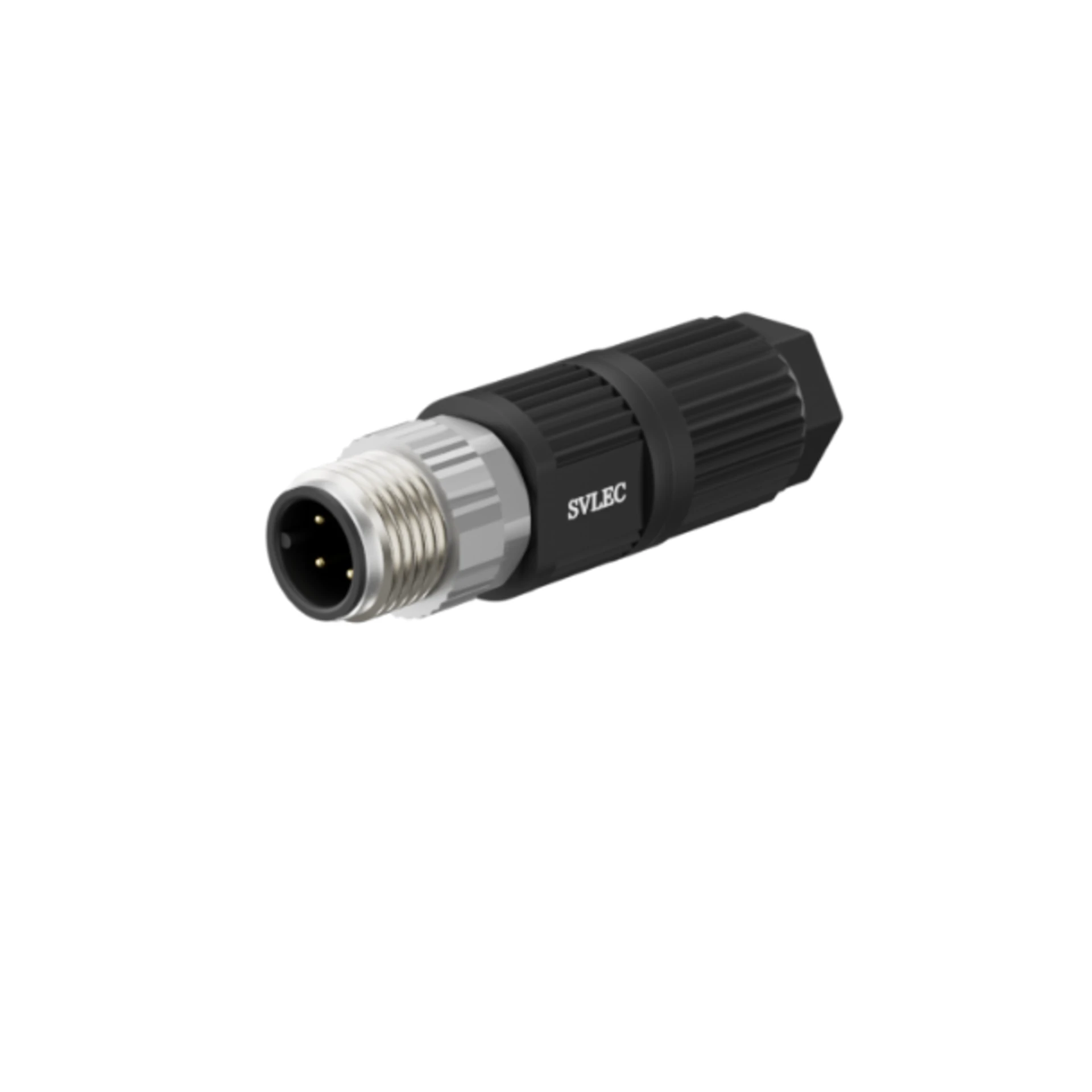 Stecker - M12 4Pol 0° Schneidklemmenanschluss