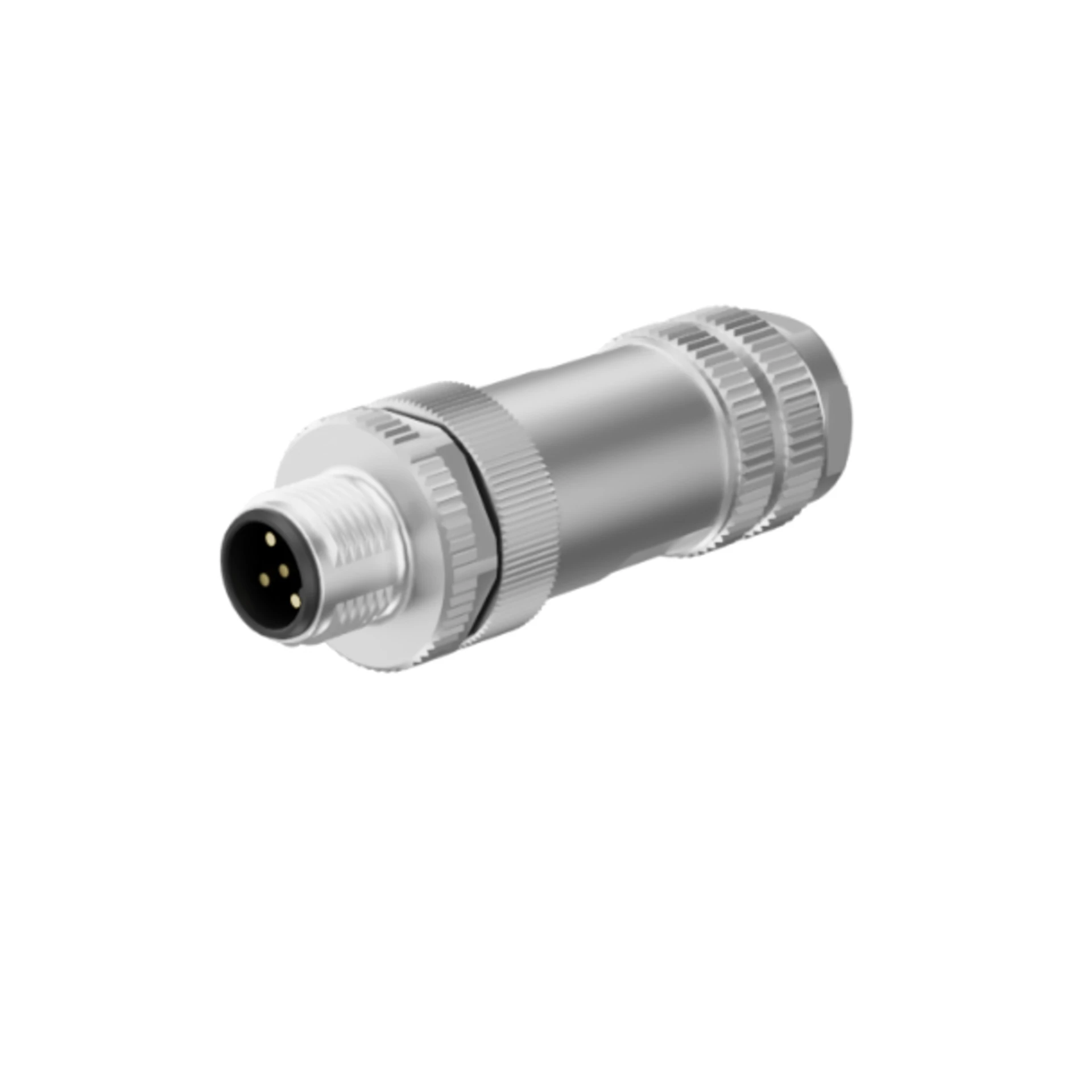 Stecker- M12 5Pol 0° Schraubklemmanschluss